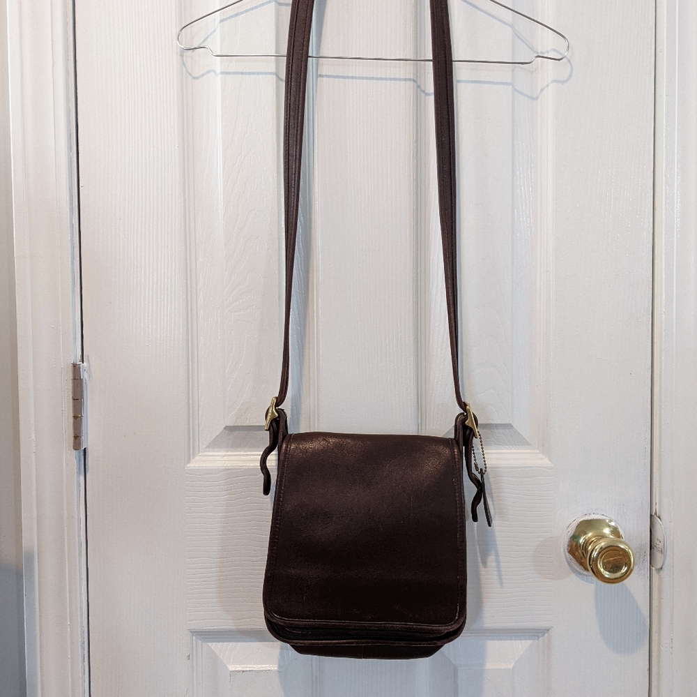 Coach leather crossbody purse